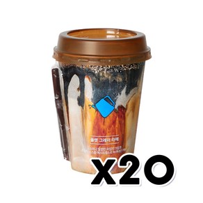 미루꾸 플랫그레이라떼 컵커피 250ml x 20개