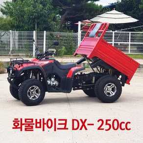 짐운반용 다목적 화물바이크 ATV DX-250cc 농업용 사륜바이크 덤프기능 오토바이