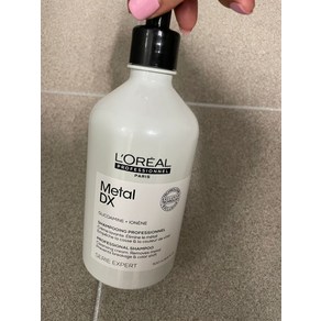 [염색메이트] [손상염색모발용] 로레알 프로페셔널 메탈 디엑스 샴푸 500ML세트, 1개, 500ml
