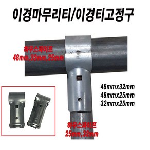 한누리팜마트 이경티고정구 이경마무리티 48mmx32mm 하우스자재, 1개