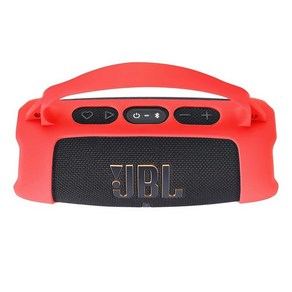 Hzycwgone JBL Chage 5 Wi-Fi 휴대용 무선 스피커/충전 블루투스 스피커용 실리콘 커버 케이스 Wi-Fi/Chage 스킨 숄더백 액세서리(블랙)., 레드 실리콘 케이스, 3) 레드 실리콘 케이스