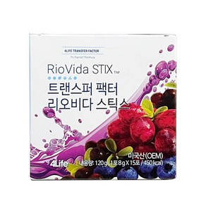 포라이프 4life 트랜스퍼 팩터 리오비다 스틱스, 120g