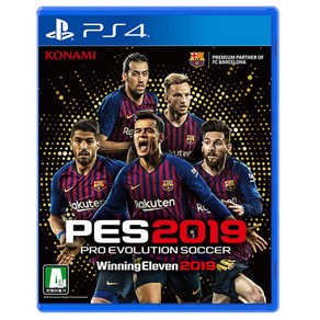 PS4 위닝일레븐2019 PES2019 정식발매 A급 중고