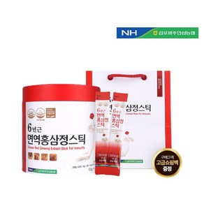 온가족건강식품 6년근 면역홍삼스틱 10g x 100포(1 000g), 1kg, 1개