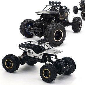 락크롤러 메탈바디 무선조종 RC카 자동차 4WD, 03.락크롤러 RC카(골드), 1개