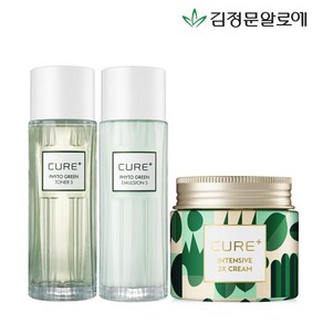 김정문알로에 [김정문알로에] 큐어 피토그린 토너+에멀젼+2X크림55g