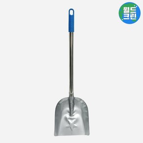월드크린 철부삽 스텐자루 생활 건강 청소 용품 빗자루 쓰레받이 쓰레기 철삽 스텐삽, 철부삽스텐자루, 1개