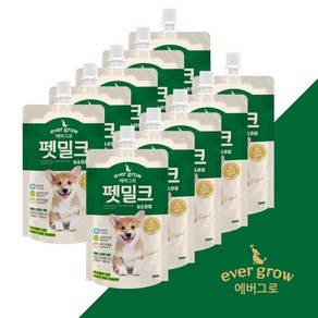 에버그로 펫밀크, 눈&관절 맛, 150ml, 10개