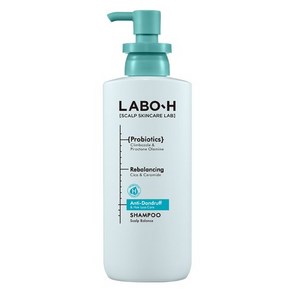 라보에이치 댄드 러프 클리닉 비듬 두피 각질 케어 약산성 샴푸, 400ml, 1개