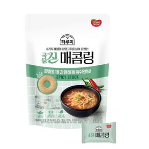 동원 하루미 국물의신 매콤링, 3개, 80g