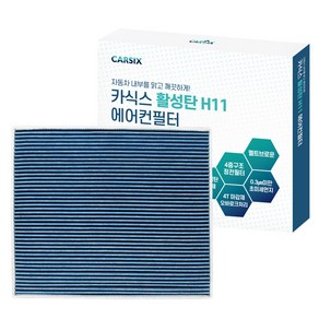 카식스 PM0.3 활성탄 에어컨 필터, HC-071, 1개