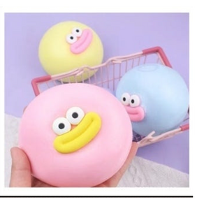대왕 말랑이 빵쑥이스트레스볼 빵떡 젤리 말랑이 동그리 빅사이즈 주물럭 2개입1세트, 1개