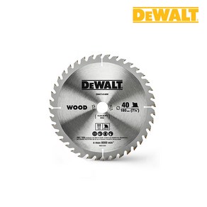 디월트 씬 커프 DWA714140W 원형 톱날 목재 목공 180mm 7인치 40T