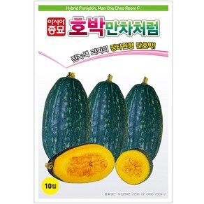 아시아종묘 씨앗 단호박 만차처럼 10립, 1개