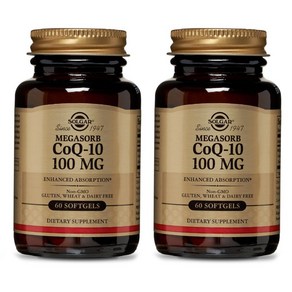 솔가 메가솔브 CoQ-10 100mg 소프트젤, 2개, 60정