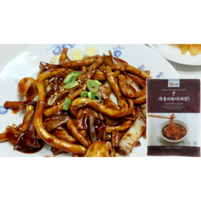 진어전가마보꼬 국물 어볶이 짜장 떡볶이 230g, 1개