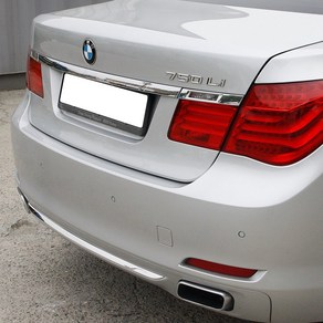 BMW 7시리즈 F01 F02 리어 범퍼 가니쉬 크롬 몰딩 호환 용품