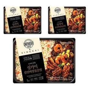 아워홈 온더고 싱카이 삼선짜장볶음밥 300g, 3개