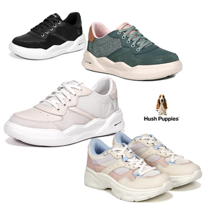 허시파피 가격할인!! 여성화 Hush Puppies 메가 바운스 쿠션 스니커즈 블랙 화이트 그린 핑크 택1