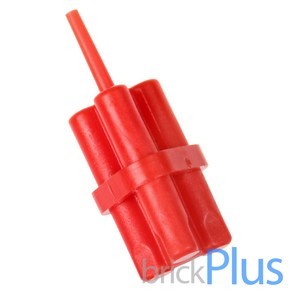 레고 부품 무기 다이나마이트 Red Minifig Utensil Dynamite Sticks Bundle 4538780 64728, 1개