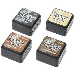 Range THoltz Ink Set 3 Tim Holtz Distess InkSet Range THoltz 잉크 세트 3 Tim Holtz Distess 잉크 세트 미, 1개, Antique Linen, Vintage Photo,