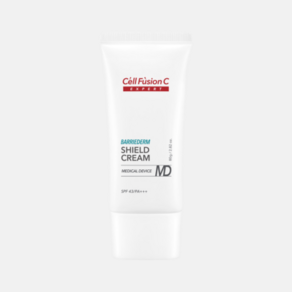 셀퓨전씨 엑스퍼트 배리덤 쉴드 크림 MD SPF43/PA+++ 피부과 병원화장품 점뺀후 레이저후 재생선크림, 1개, 80g