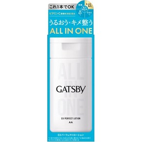 일본직발송 6. GATSBY (개츠비) EX 퍼펙트 로션 [맨즈 올인원 화장수] B0B76L2FDB, 1개, 76ml