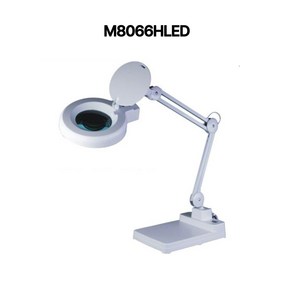 아로 LED 확대경 M8066HLED 스탠드형 3배 5배 8배, 1개