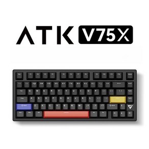 ATK VXE V75X 게이밍 기계식 키보드 3모드 무선 흑요석축