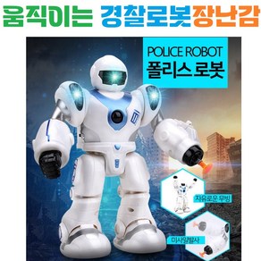 폴리스로봇 / 움직이는경찰로봇 / 로보캅 / 어린이장난감 / 남아유아완구 / 초등학생 / 미사일발사 / 오토무빙 / 전투사운드, 그린, 1개