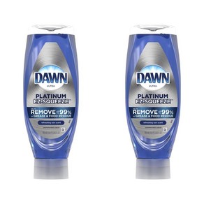 Dawn 던 플래티넘 주방세제 프레쉬 레인 향 718ml 1436ml 2팩