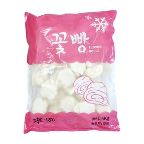 (신정푸드) 냉동 꽃빵-1.5kg(30g*50ea), 1개, 1.5kg