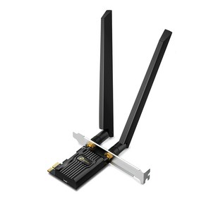 티피링크 AXE5400 Wi-Fi 6E 블루투스 5.2 PCIe 무선 랜카드, 1개