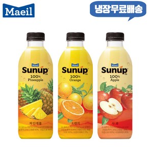 매일 썬업 100% 750ml 혼합 3개/파인애플1+오렌지1+사과1/냉장무료배송, 3개