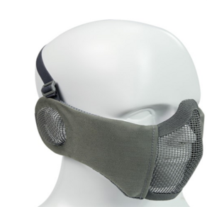 WS 와이어 이어[EAR PROTECT] 메쉬 페이스 쉴드 마스크 MA-92, 그레이, 1개