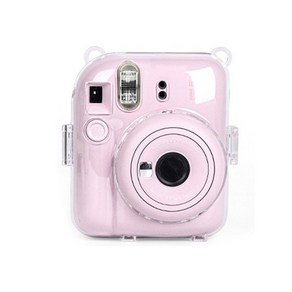 instax mini 인스탁스 미니12 전용 클리어 투명 하드케이스 폴라로이드카메라, 1개