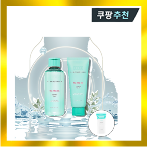 [기획구성] 브링그린 티트리 시카 수딩 토너 250ml (+ 티트리 시카 수딩 크림 플러스 100ml + 화장솜 60매), 1개