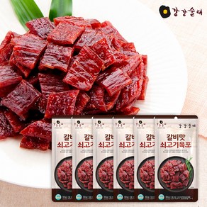 강강술래 갈비맛 쇠고기육포 50g, 6개