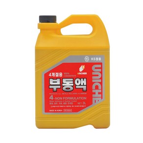 유니켐 부동액 사계절부동액 3리터적색_(1EA), 1개, 3L