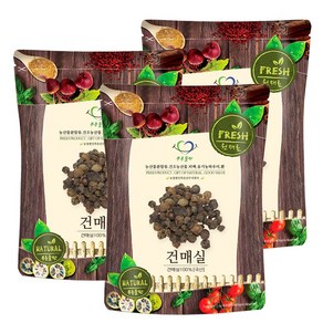 푸른들판 국내산 건조 매실, 500g, 1개입, 3개