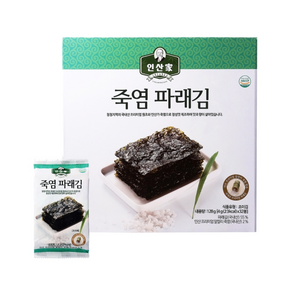 인산가 죽염 파래김 4g 32개 김 죽염본가 인산죽염 [정품 판매자 사업자번호: 660-58-00496], 128g