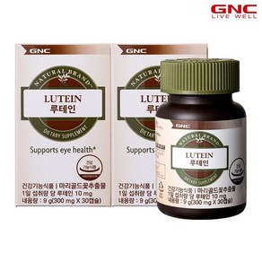 [GNC] 루테인 300mg 30캡슐 (1개월분) x 2병_51098x2, 60정, 1세트