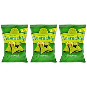 El Saboso Oiginal Guacachip 3-oz Bags (Pack of 3) 엘 사브로소 오리지널 과카칩 3온스 가방(3팩), 3개, 85g