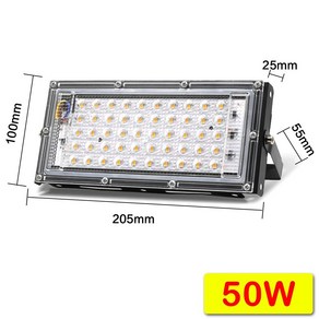 LED 투광 조명 IP65 방수 AC 220V 야외 반사판 가로등 벽 50W 100W 150W