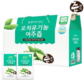 즙쟁이 즙쟁이 유기농 여주즙 1박스 30포, 2.4L