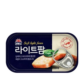 [KT알파쇼핑][사조대림] 해표 라이트팜(노캡) 200g 통조림햄/통조림, 10개, 115g