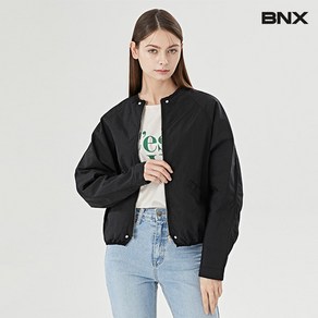 BNX 노카라 아웃 포켓 밴딩 집업 점퍼 BW1JP001L0