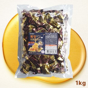 목청 프로폴리스 캔디 1kg 건강사탕 목에좋은 목캔디 대용량, 1개