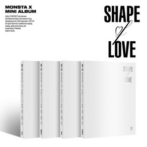 몬스타엑스 미니 11집 SHAPE of LOVE 랜덤발송 미개봉