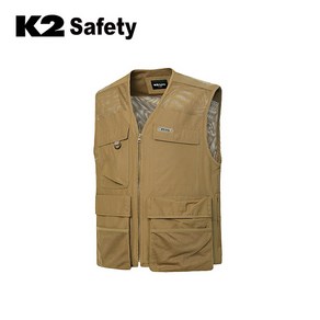 K2 Safety VE-2602 베스트 망사 조끼 작업복 단체복 근무복 워크웨어 오피스웨어, 1개